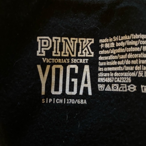 Pink Victoria Secret Black and Gray Hoodie and leggings Set - Picture 5 of 6
